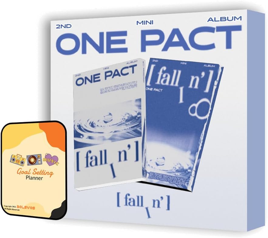 ONE PACT Album - fallIn’ Random Ver. (Standard ver.)+Pre Order Benefits+BolsVos Exclusive K-POP Giveaways Package