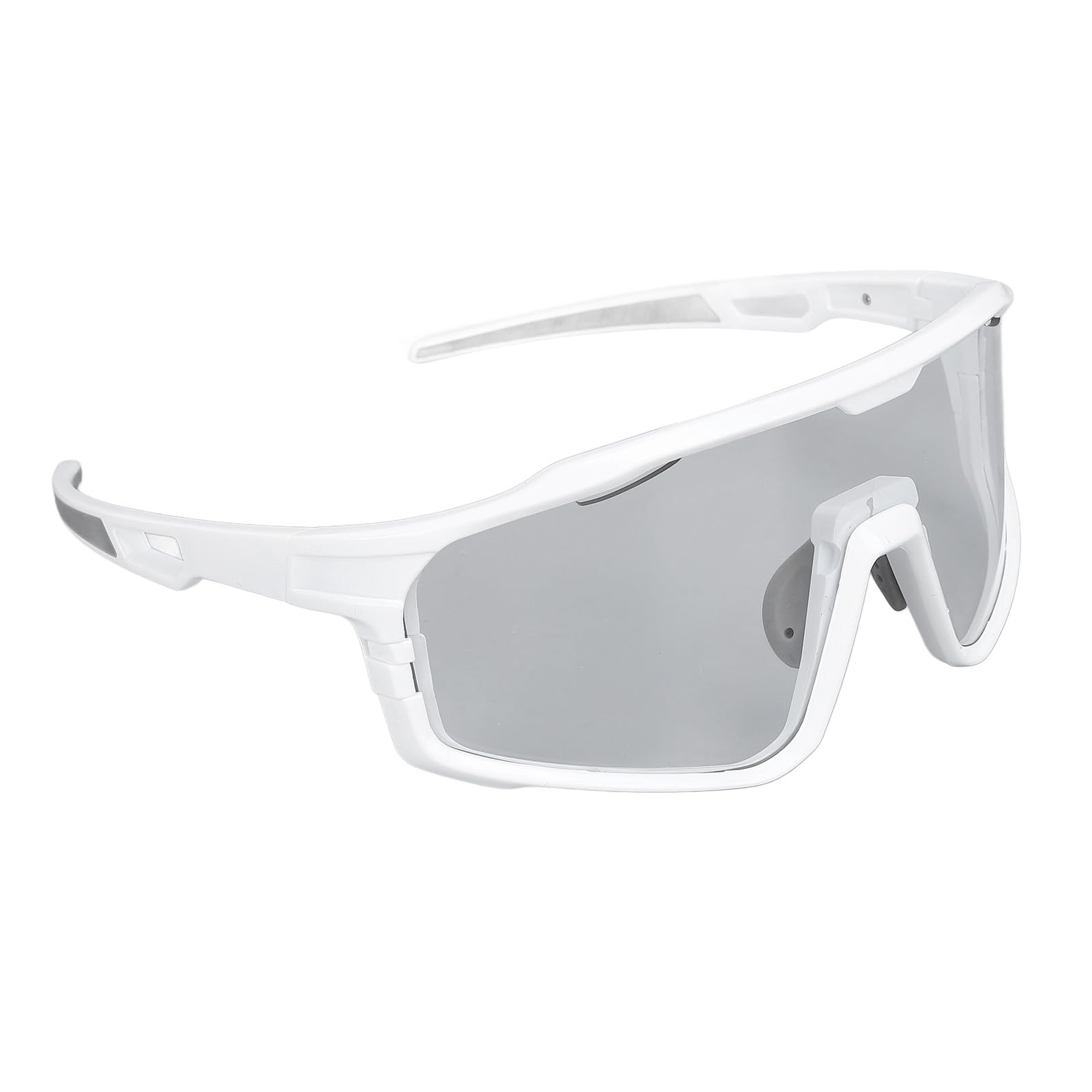 Keenso Spolaryzowane Sportowe Okulary Przeciwsłoneczne PC Ramka i Fluorescencyjna Soczewka Polaryzacyjna Okulary do Jazdy na Rowerze z Dodatkowymi Soczewkami 2 Oprawki do Biegania Wędkarstwo Mężczyźni