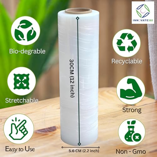 Image of INNOVATE360 Wrapping Roll for Packing Material,12 Inch (300 mm), 100 Meters Length, For Multipurpose Use,Pack of 1 (100 Meter Long)
