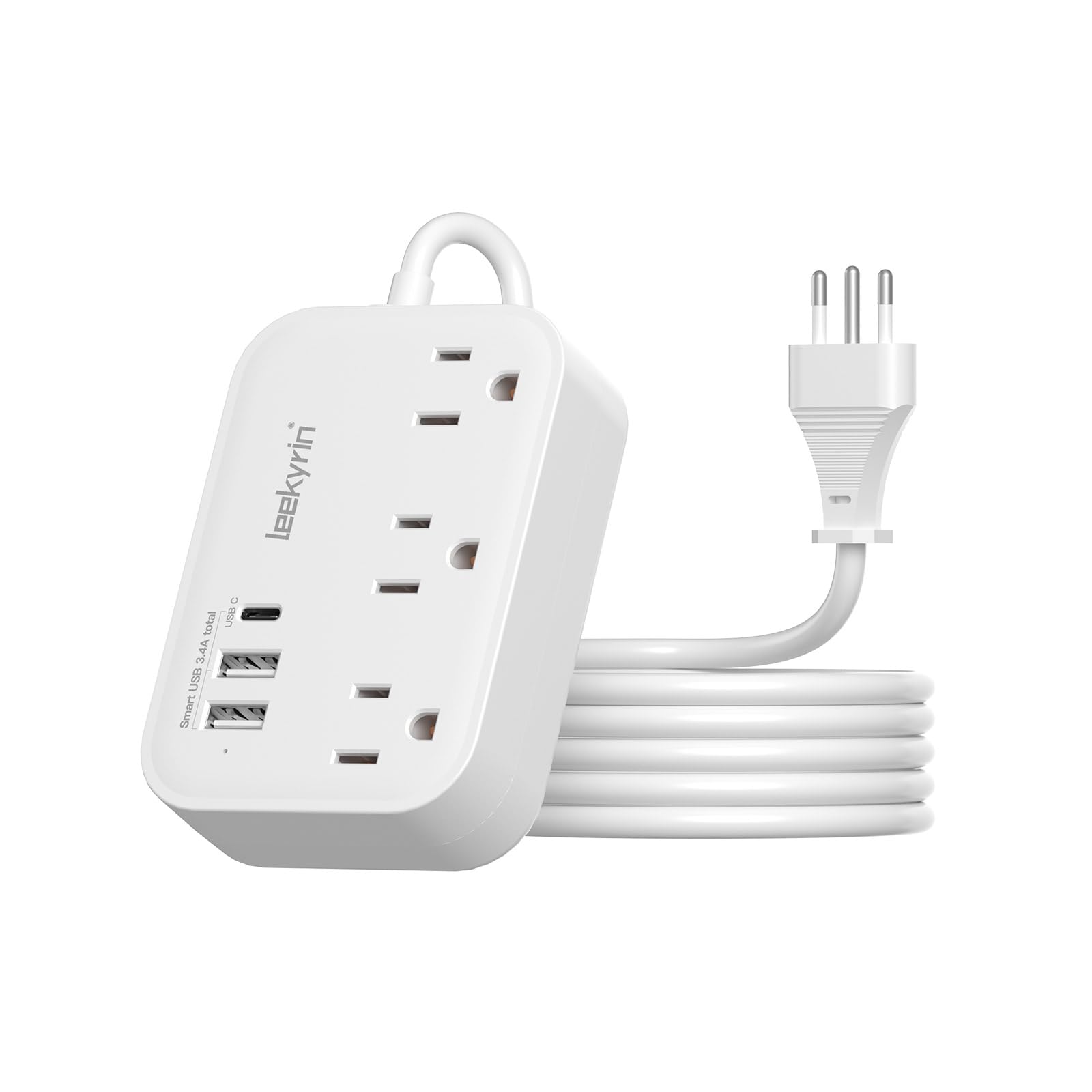 leekyrin Italy Travel Plug Adapter
