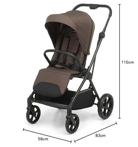 Foppapedretti Spritz I-Size, Sistema Modulare Combinato Per Bambini, Navicella Passeggino E Seggiolino Auto I-Size, Cacao - 13
