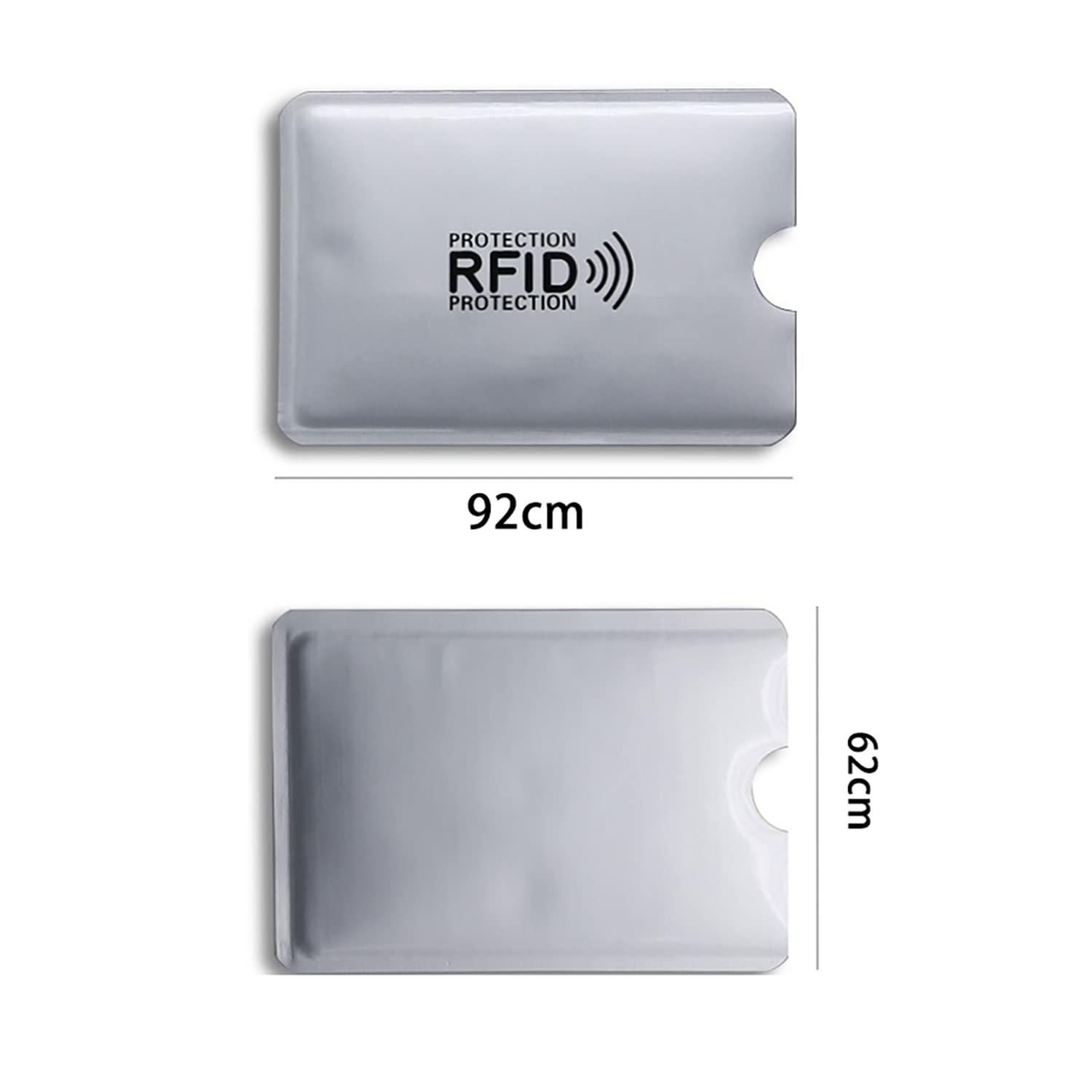 Estuche para Tarjetas de crédito con protección NFC Bloqueador RFID Probado por TÜV 6 Piezas