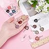 PH PandaHall Herz Stein Charms 16pcs Liebe Herz Anhänger Valentinstag Charms Quarz Edelstein Chakra Stein Charm Anhänger mit Hummer Klauen Verschlüsse für Valentine Mutter Hochzeit Halskette Schmuck #2
