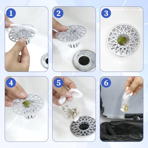 300 unidades bolsa filtro malla para fregadero desechable miniatura 5