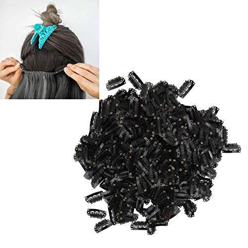 Pinces à cheveux en fer 1000 pièces stables pour perruques et extensions - 2