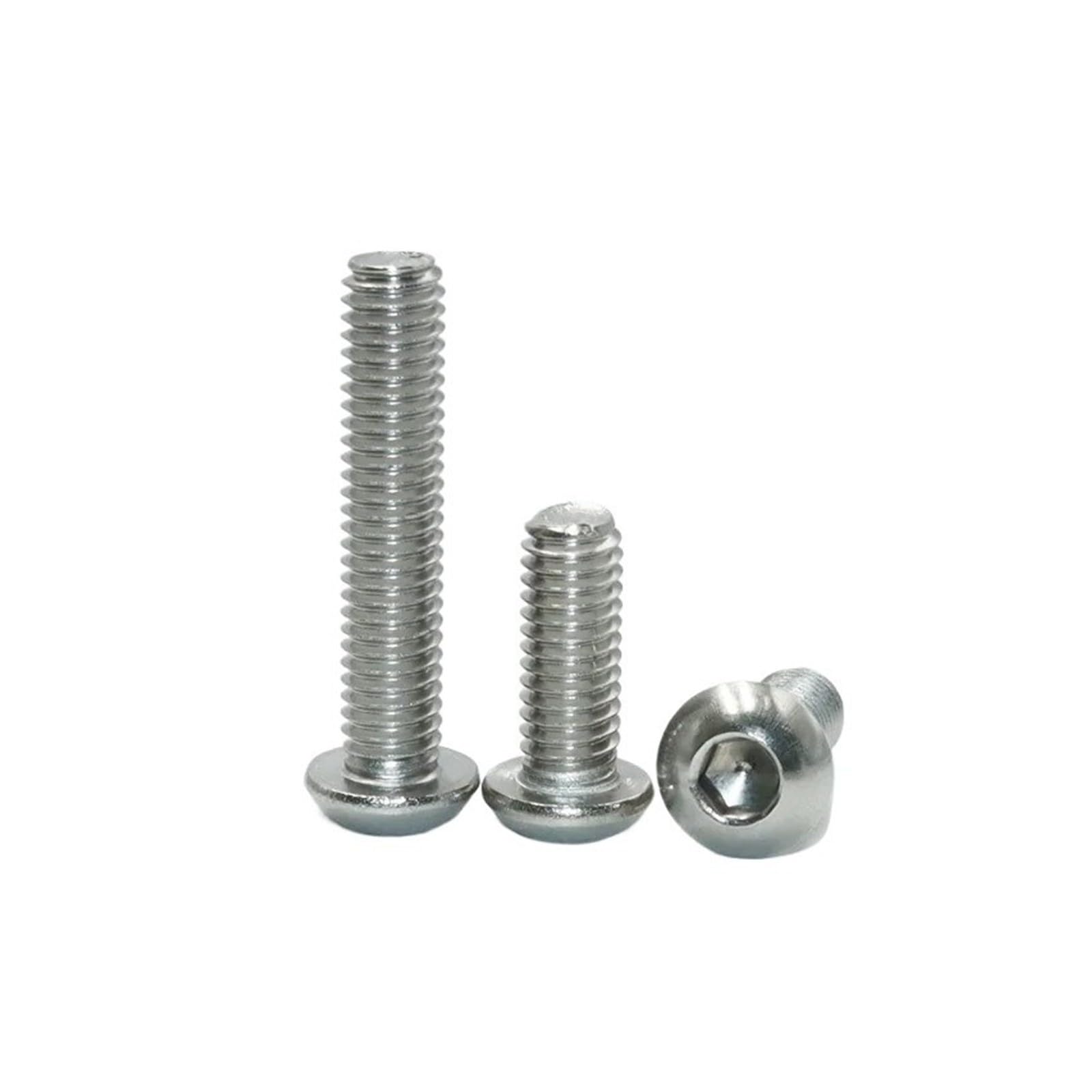 Kit de tornillos hexagonales redondos de acero inoxidable 304