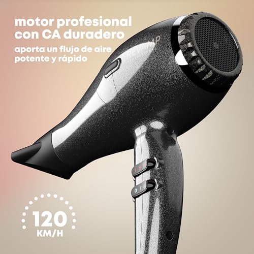Miniatura 2 de Revamp Progloss Secador De Pelo Profesional 3950 De Alta Torsión Ca - Potente Flujo De Aire 110 M3 H Para Un Secado Más Rápido, Un Menor Encrespamiento Y Peinados Más Lisos Con Un Acabado Brillante