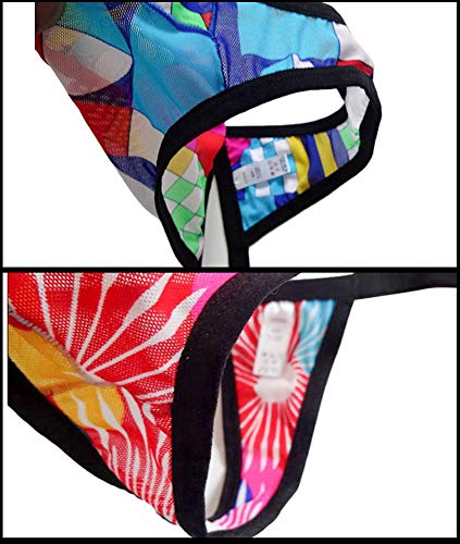 Zegoo Men's Thong Underwear Low Rise Bikini T-Back G-String Briefs #TOP4