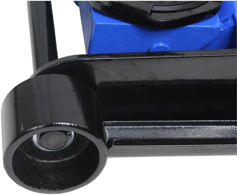 K Tool International XD63133 3.33 Ton Low Profile Service Floor Jack for Garages, Repair Shops, DIY, Dual Pump Piston 6,600 lbs. Capacity, Lifting Range 3.5" - 21.375", Heavy Duty Steel, Black/Blue
