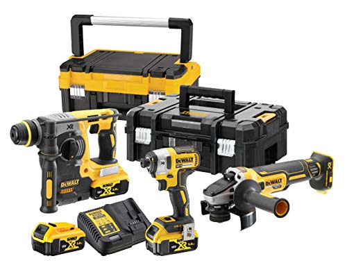 DeWalt DCK305P3T-QW Akku-Kombopack (3-tlg) 18 Volt - DCH273 + DCF887 + DCG405 + DCB184x3 pcs 5Ah