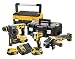Produktbild DeWalt DCK305P3T-QW Akku-Kombopack (3-tlg) 18 Volt - DCH273 + DCF887 + DCG405 + DCB184x3 pcs 5Ah