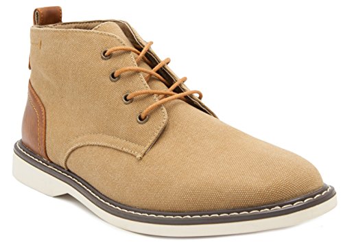 London Fog Mens Belmont Chukka Boot Tan 9 M US