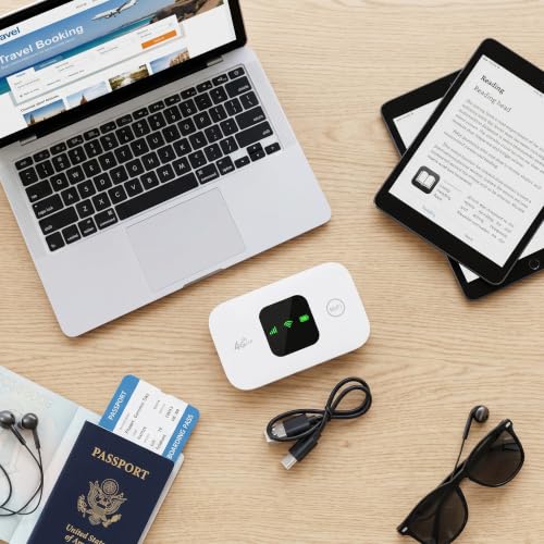 Image of Yosoo Health Gear Portable 4G Mobile Hotspot, USB High Speed Stable Portable Router Pocket Mobile Network Modem, Network Router with SIM Card Slot for Phone Laptop Desktop (SIM Card Not Provide)