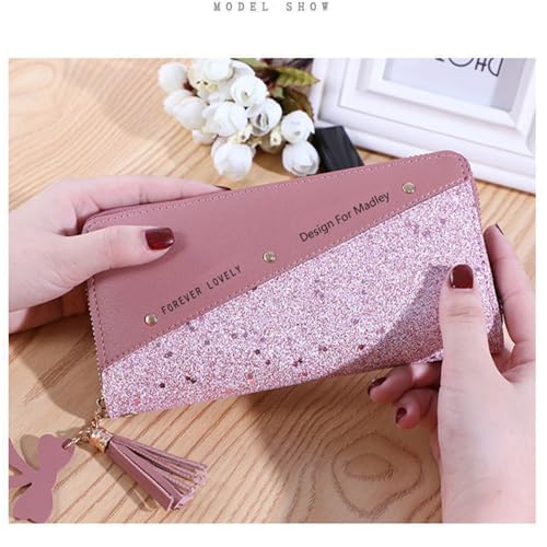 Wallets for Women Multi Card Holder Wallet Clutch Wallet Card Holder Organizer Ladies Purse with Wrist Strap Purse3