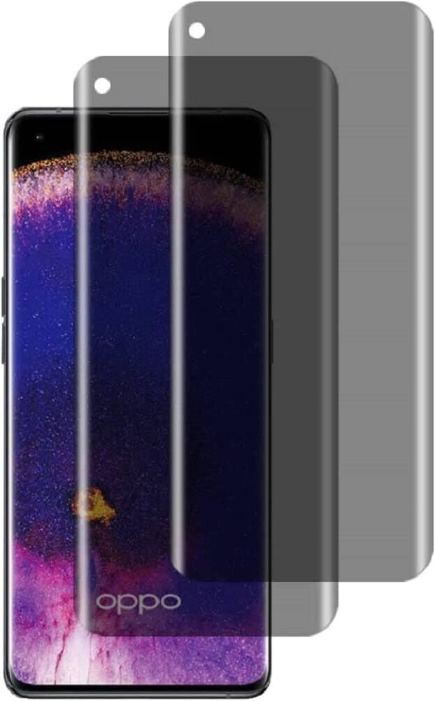 [2 Pack] Privacy Screen Protector Compatible with OPPO Find X2 Neo, Privacy Tempered Glass Screen Protector, Anti-Peep 9H Hardness Tempered Glass, Anti-Spy Privacy Protector Film [Anti-scratch]