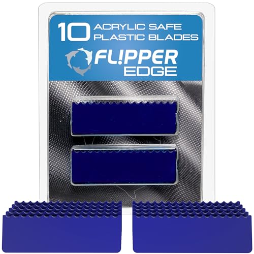 FL!PPER Flipper Edge Standard Acrylic Safe Plastic Blades - 10 Pack