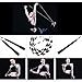 [JUMP Yuedong] Jump Rope Beaded Jump Rope, Skipping Rope Adjustable for Adult Kids, Tangle-Free Speed Rope for Double Dutch Boxing Workout Exercise Fitness Weight Loss (Handle Style 1 - Black)