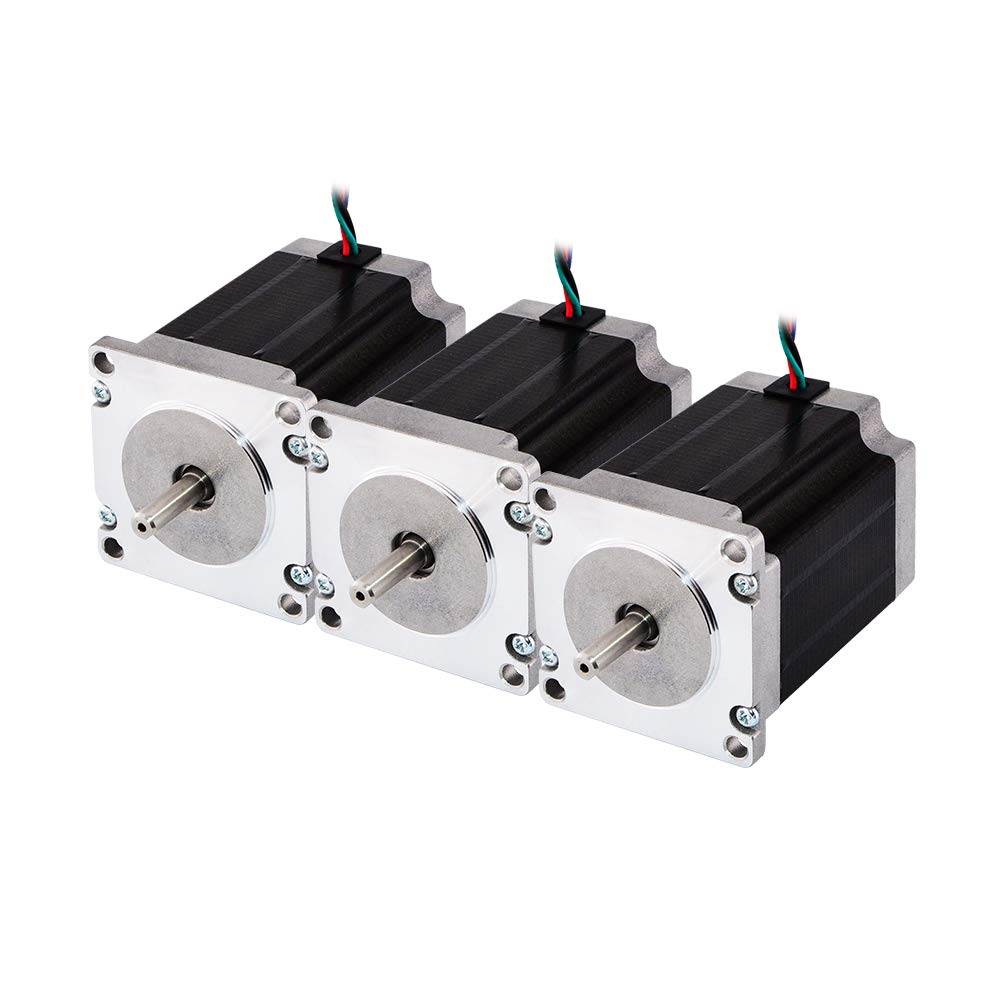 STEPPERONLINE 3 Stücke Nema 23 Schrittmotor Bipolar 1.8 Grad 1.9Nm 3A 57x57x76mm 4 Drähte für 3D DRUCKER/DIY CNC