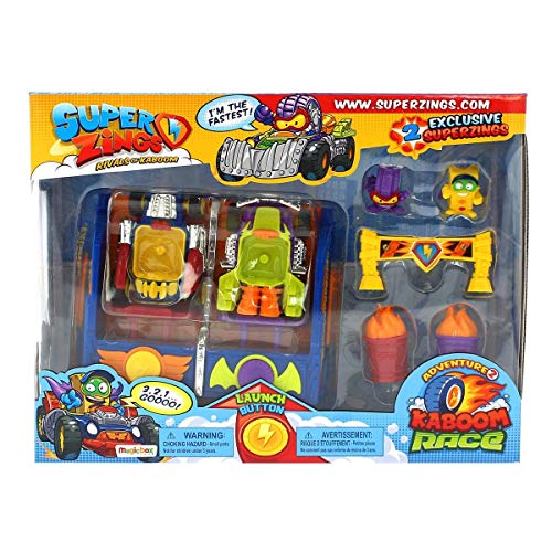 SuperZings - Kaboom Race Adventure 2 (PSZSP214IN01) con 2 Veh&iacute;culos y 2...