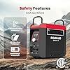 GASLAND Goshower G3 Pro Calentador de Agua Portátil con Propano 1lb y Bomba de Ducha, Agua Caliente Instantánea para Camping, Caminatas y Vacaciones, Sistema de Ducha Recargable 4000mAh, Certificado CSA miniatura 5