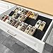 Famhap Spice Drawer Organizer, 6 Pack Drawer Seasoning Organizer Expandable from 11.6