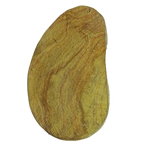 Tampon en bois de design paisley gravé pour impression textile durable - 3