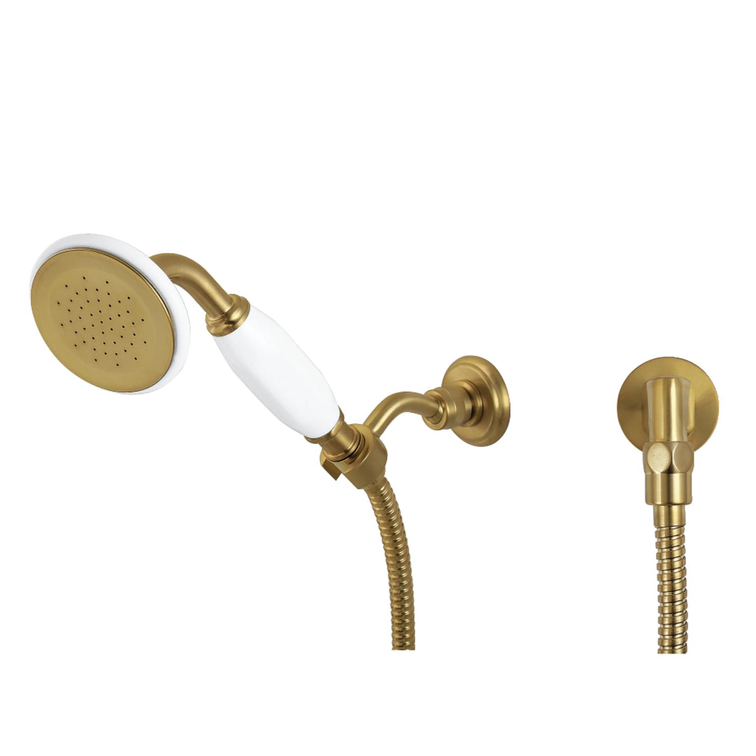 Kit de douche victorien laiton brossé Kingston Brass design luxe