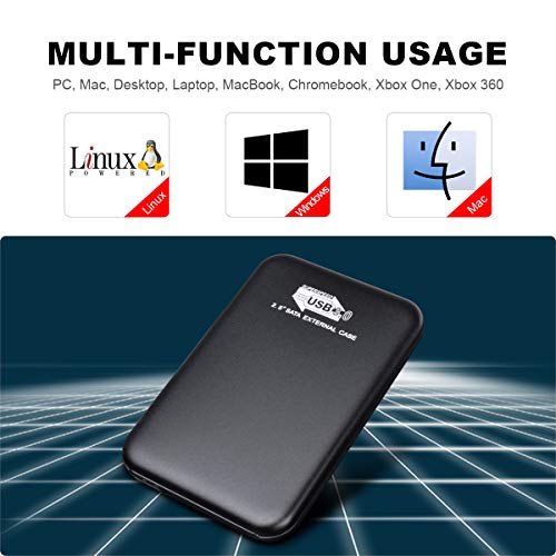 Externe Festplatte 2tb Type C USB 3.1 für PC, Mac, MacBook, Chromebook, Desktop, Laptop (2tb, Rot) – Bild 4