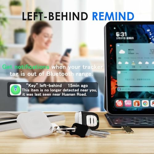 Image of Mini GPS Tracker for Vehicles,Hidden Vehicle Tracking Device with Magnetic Case,Real-Time Mini Magnetic Car Tracker Device Works with Apple Find My (iOS Only),No Monthly Fee (4PCS)