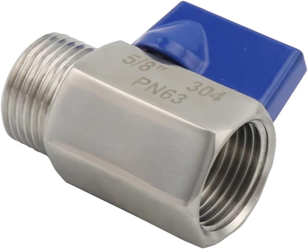 Brewing equipment PN63 304 Stainless Steel Mini Ball Valve G5/8'' Thread Female To Male For Homebrew Beer Keg Coupler Brewing equipment