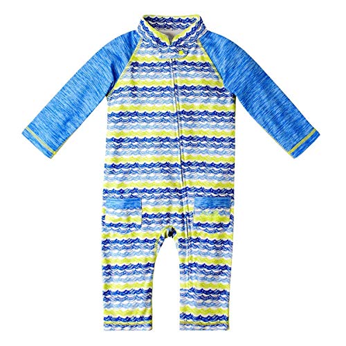 UV SKINZ UPF 50+ Baby Boys' Sun & Swim Suit - Ombre Wave - 3/6m
