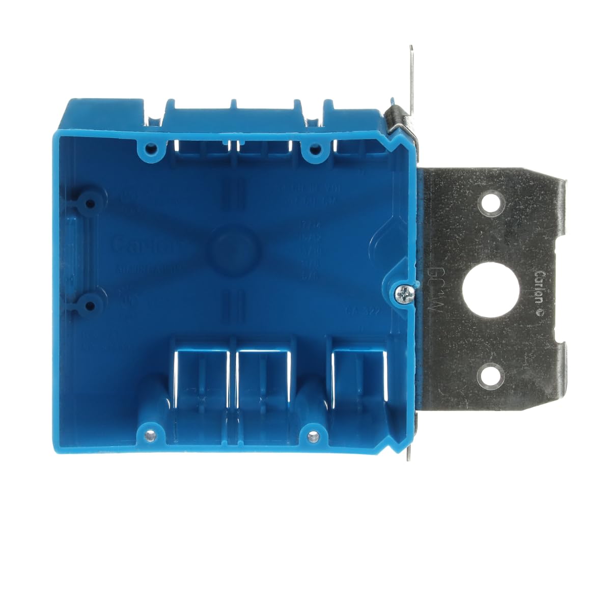 Carlon B234ADJ Outlet Box, New Work, 2 Gang, 3-5/8-Inch Length by