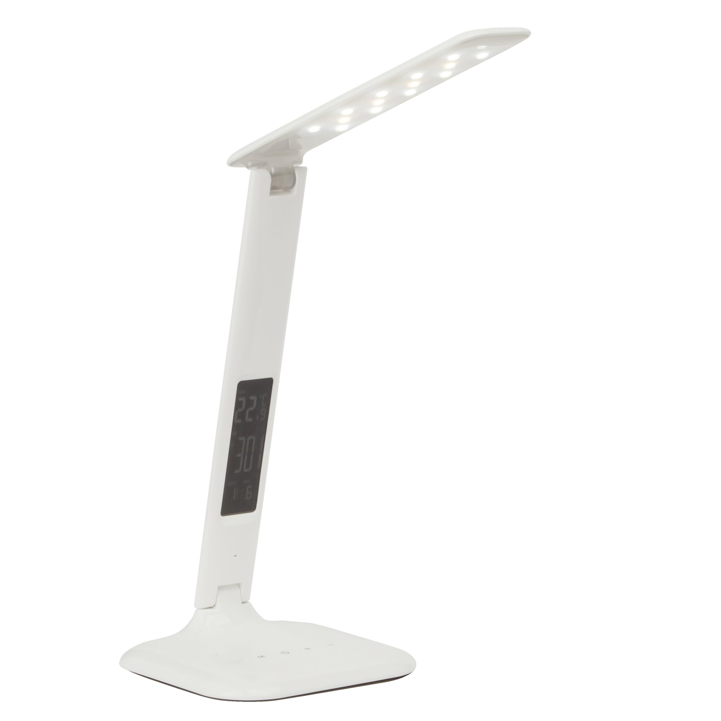 Lightbox lampe de bureau LED avec affichage de la date & fonction réveil &