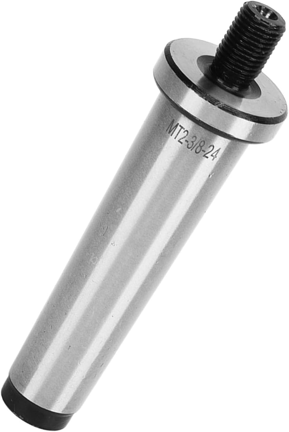 2MT Shank to 3/8-24 Threaded Drill Chuck Arbor, Morse Taper MT2 Adapter, Drilling Milling Adapter with Tapping Machine Use, Ideal for Machining