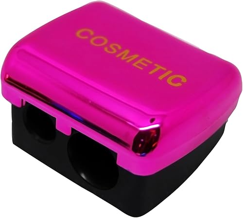 Miniatura 3 de Sacapuntas 2-en-1 de los cosméticos del maquillaje 2 PC, color azul