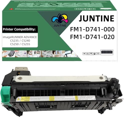 JUNTINE FM1-D741-020 FM1-D741-000 Fuser Unit Replacement for Canon FM1-D741-000 FM1-D741-020 Fuser Unit Compatible with Canon imageRUNNER Advance C5235 C5240 C5250 C5255 Printers(110V- 200K)