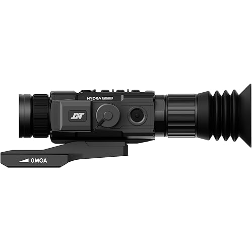 DNT Optics Hydra-LRF Multi-Function Thermal Scope with Laser Rangefinder and Ballistic Calculator - Standalone Scope, Clip-On, Handheld Monocular