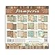 Stamperia - Scrapbook Paper Pad for Scrapbooking, Albums, Card Making, Bullet Journals, and More, Acid Free, Double-Sided, Perfect for Crafts and Gifting (Alterego Background) (20.3 x 20.3cm)