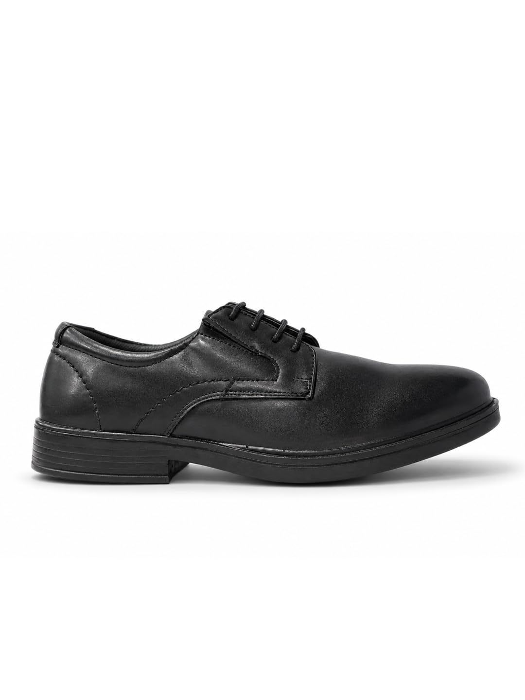 tsf Men’s Black Formal Shoes |Premium Synthetic Leather Formal & Casual Wear Lightweight Office Shoes-picture-48