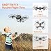 AVIALOGIC Mini Drone with Camera for Kids, Remote Control Helicopter Toys Gifts for Boys Girls, FPV RC Quadcopter with 1080P HD Live Video Camera, Altitude Hold, Gravity Control, 2 Batteries, Black