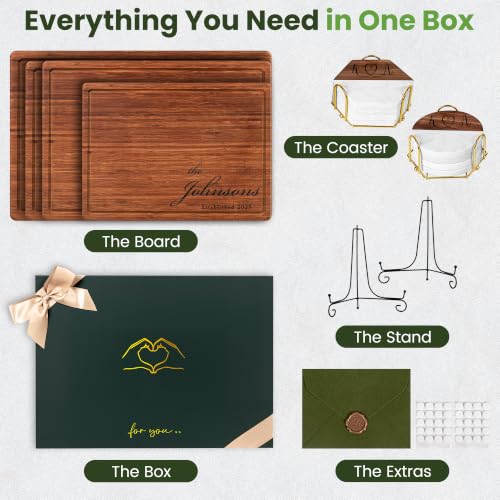 Tabla rectangular de cortar personalizada de bambú miniatura 5