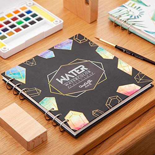 NUOBESTY Livro de Pintura Em Aquarela Desenho Liso Livro de Desenho de Arte Livro de Graffiti para C