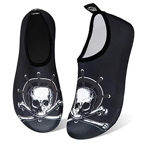 Image of WateLves Water Shoes for Womens Mens Barefoot Quick-Dry Aqua Socks for Beach Swim Surf Yoga Exercise New Translucent Color Soles