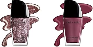 Wild Shine Nail Polish Glitter Purple and Purple Grape 2-Pack