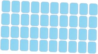 DOITOOL Replacement Gel Pads Replacement Gel Pads 40 Pcs Replacement Gel Pads Gel Sheet Pads Hydrogels Accessories Gel Pads for Abs Stimulator