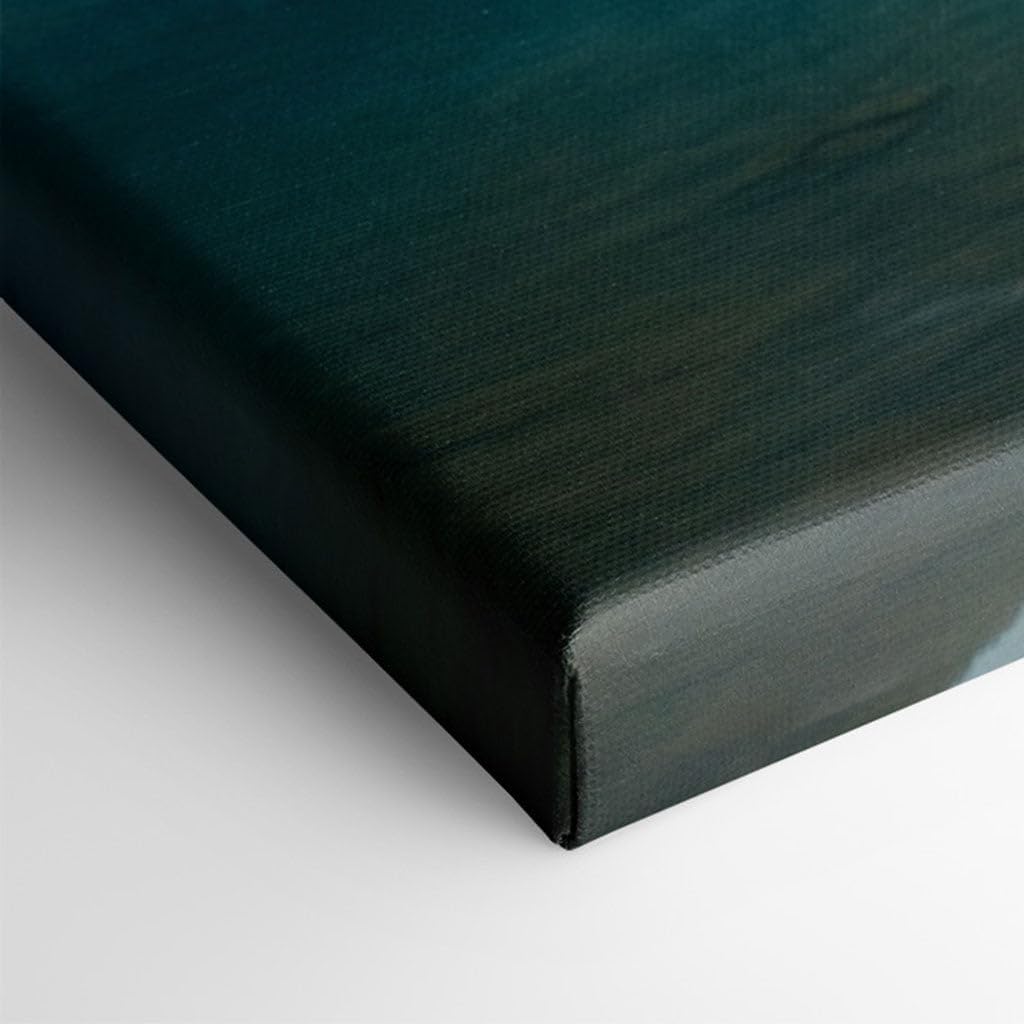 Canvas for Living room. Reflective Serenity: Unveiling Nature's Peaceful Harmony, 27 x 18 inch Canvas Wall Art - Contemporary Masterpieces - Modern Home Decor - 69x46 cm (27x18 inch)