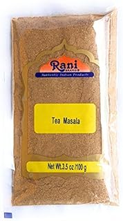 Rani Tea (Chai) Masala Indian Spice Blend 3.5oz (100g) ~ All Natural | Vegan | Gluten Friendly | Salt & Sugar Free | Non-GMO | No Colors | Indian Origin