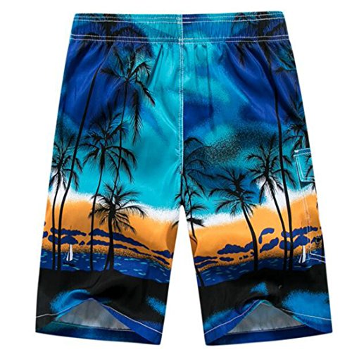Colygamala Men's Swim Trunks Printed Coconut Palm Tree Casual Board Shorts Swimwear Plus Size(XS-4XL)2