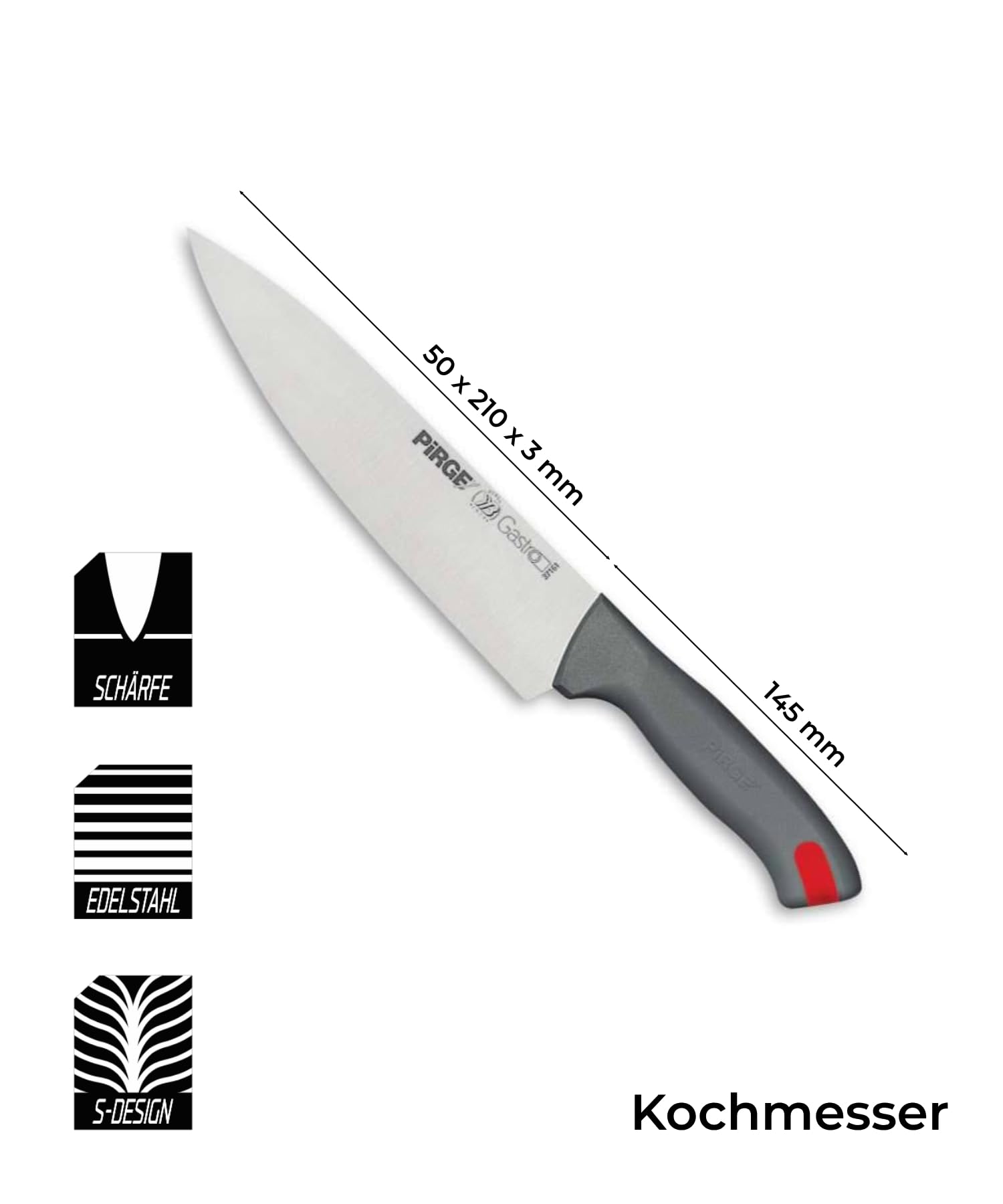 Pirge Gastro Şef Bıçağı 21 cm