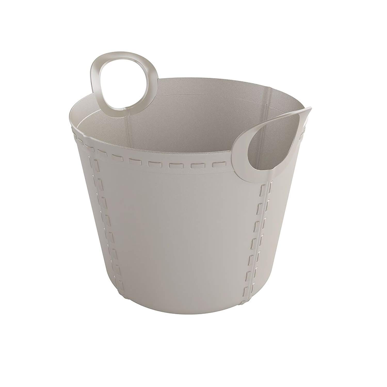 Panier rond de rangement en plastique Life Story flexible de 15L avec poignée